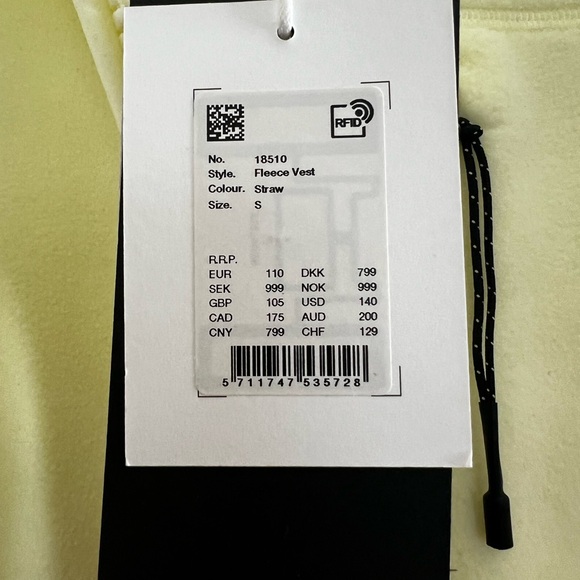 NWT RAINS Fleece Vest - Picture 9 of 9